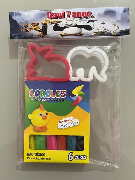 Kit Massinha Personalizada Kung Fu Panda