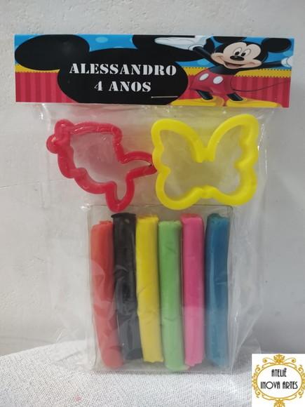 Kit Massinha Personalizada Mickey