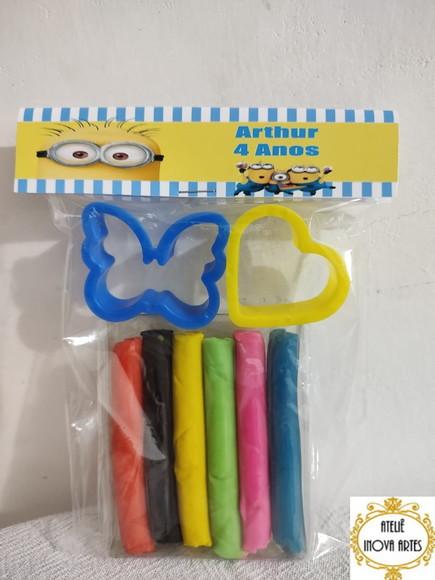 Kit Massinha Personalizada Minions