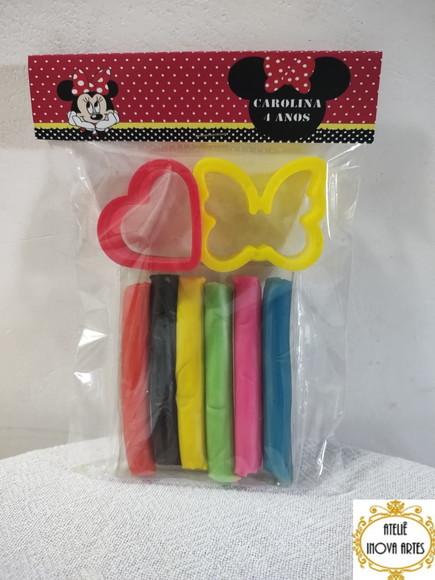 Kit Massinha Personalizada Minnie