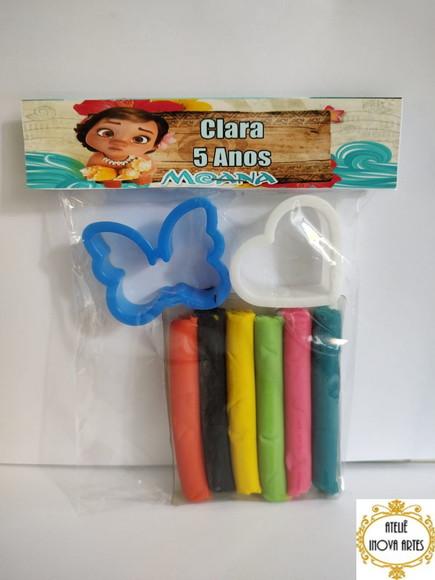 Kit Massinha Personalizada Moana