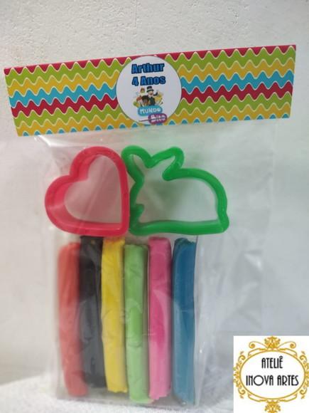 Kit Massinha Personalizada Mundo Bita