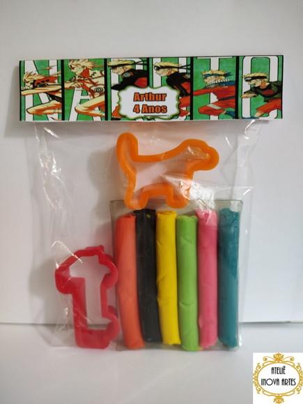 Kit Massinha Personalizada Naruto