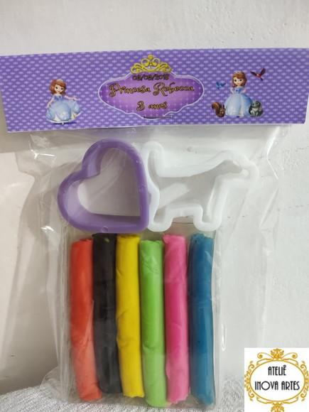 Kit Massinha Personalizada Princesa Sofia