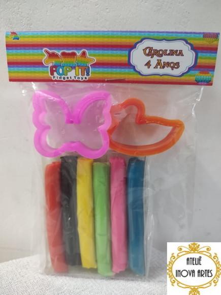 Kit Massinha Personalizada Pop It