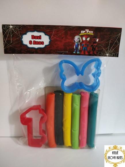 Kit Massinha Personalizada Spidey Seus Amigos Espetaculares
