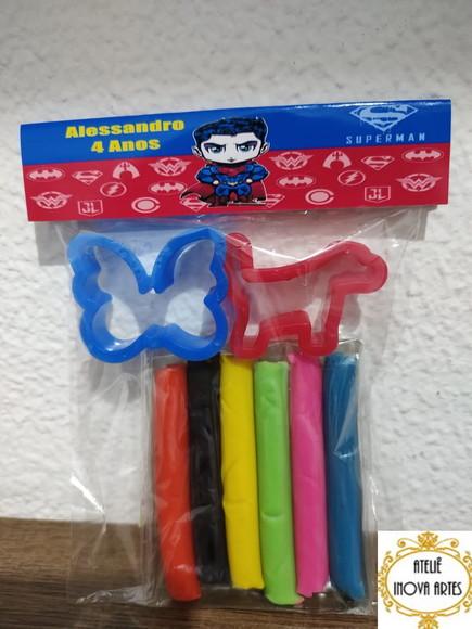 Kit Massinha Personalizada Super Homem