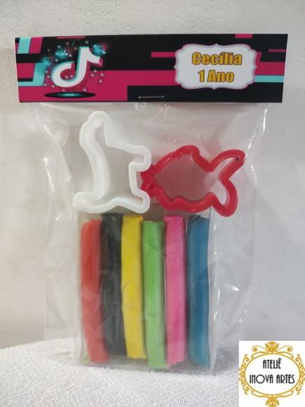 Kit Massinha Personalizada Tik Tok