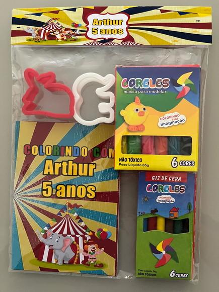 Kit para Colorir + Kit Massinha Circo