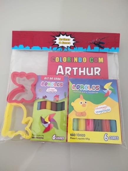 Kit para Colorir + Kit Massinha Homem Aranha