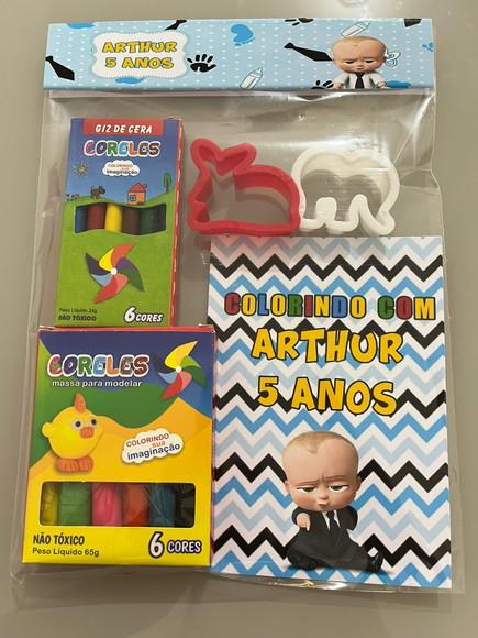Kit para Colorir + Kit Massinha Poderoso Chefinho