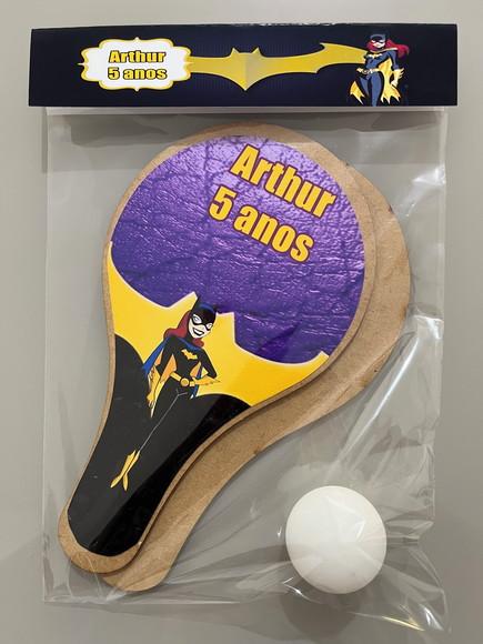 Kit Raquete para Ping Pong Personalizada Batgirl