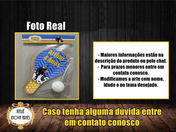 Kit Raquete para Ping Pong Personalizada Kung Fu Panda