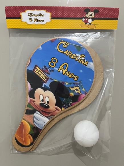 Kit Raquete para Ping Pong Personalizada Mickey