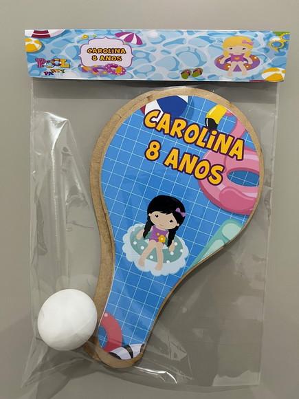 Kit Raquete para Ping Pong Personalizada Pool Party