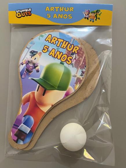 Kit Raquete para Ping Pong Personalizada Stumble Guys