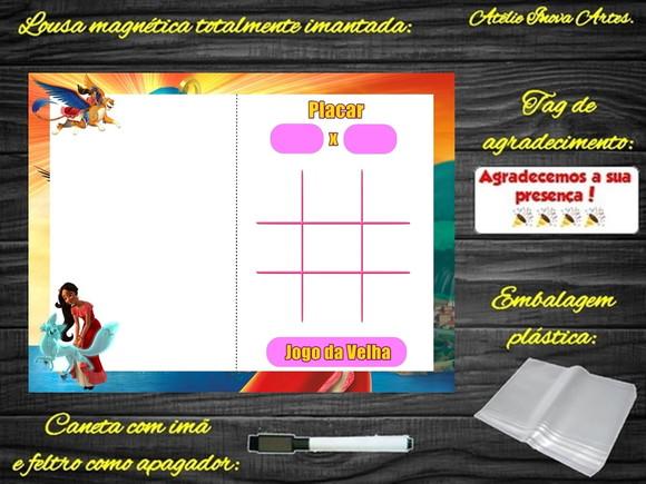 Lousa Magnética + J.v Elena de Avalor com Embalagem