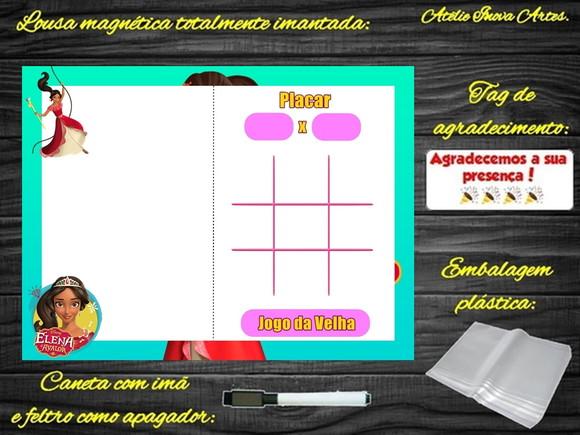 Lousa Magnética + J.v Elena de Avalor com Embalagem