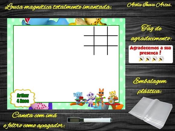 Lousa Magnética + J.v Festa da Palavras com Embalagem