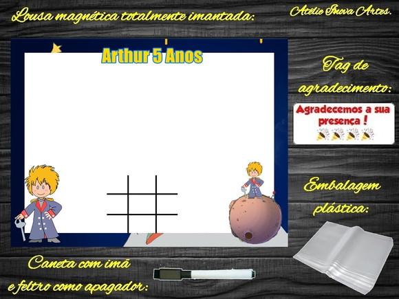 Lousa Magnética + J.v Pequeno Príncipe com Embalagem