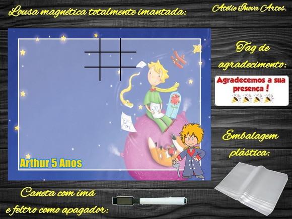 Lousa Magnética + J.v Pequeno Príncipe com Embalagem