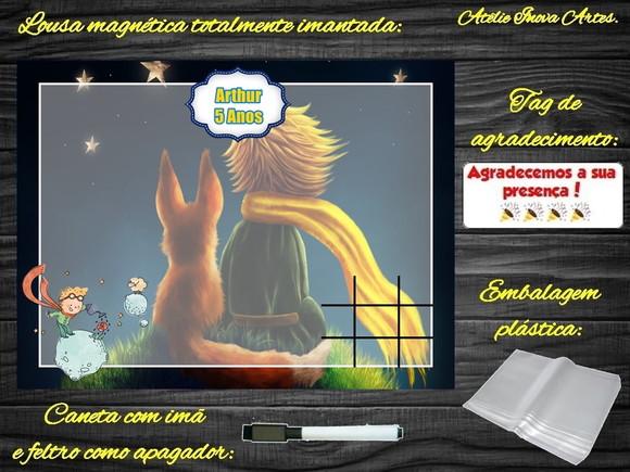 Lousa Magnética + J.v Pequeno Príncipe com Embalagem