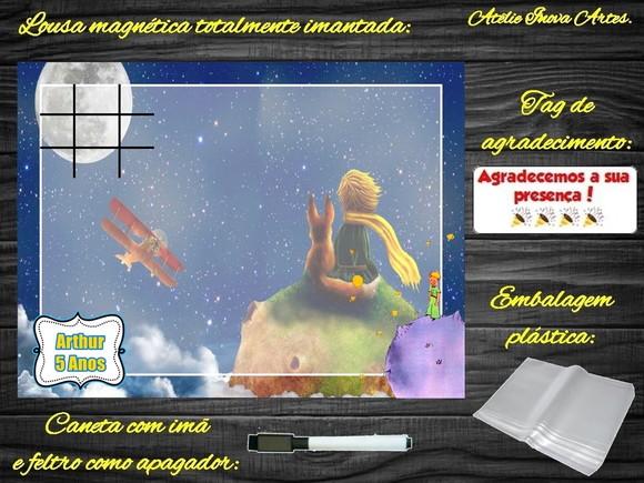 Lousa Magnética + J.v Pequeno Príncipe com Embalagem