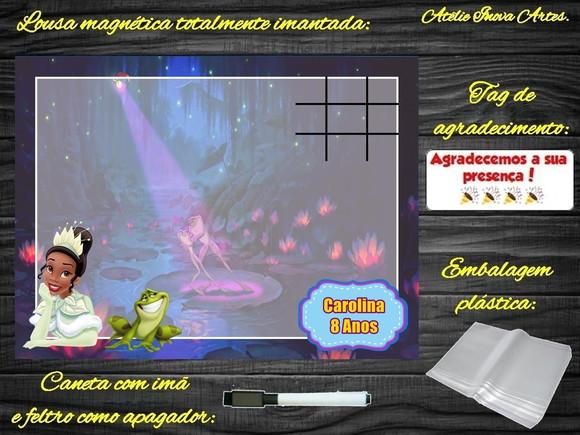 Lousa Magnética + J.v Princesa e o Sapo com Embalagem