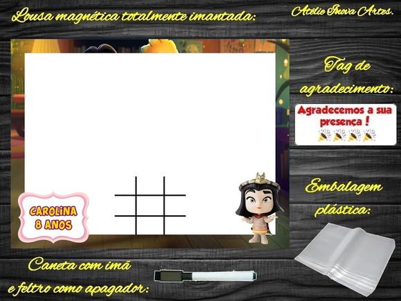 Lousa Magnética + J.v Super Monstros em Ação com Embalagem