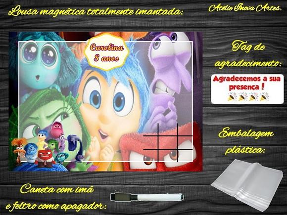 Lousa Magnética + Jogo da Velha Divertidamente com Embalagem