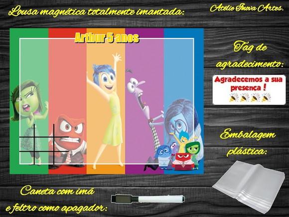 Lousa Magnética + Jogo da Velha Divertidamente com Embalagem