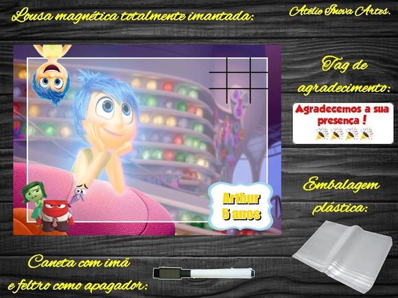 Lousa Magnética + Jogo da Velha Divertidamente com Embalagem