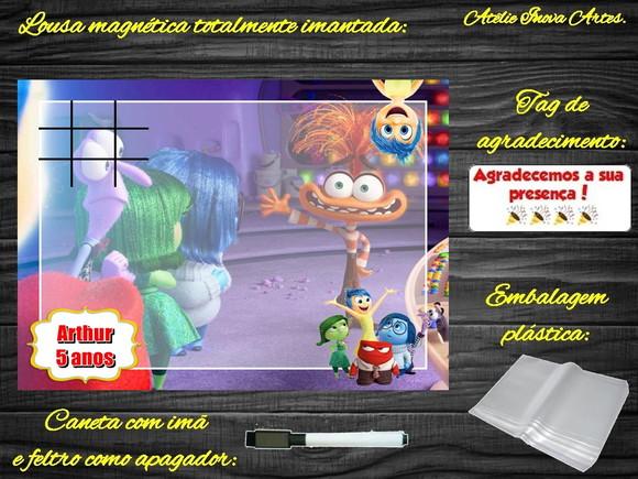 Lousa Magnética + Jogo da Velha Divertidamente com Embalagem
