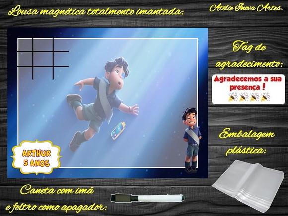 Lousa Magnética + Jogo da Velha Elio com Embalagem