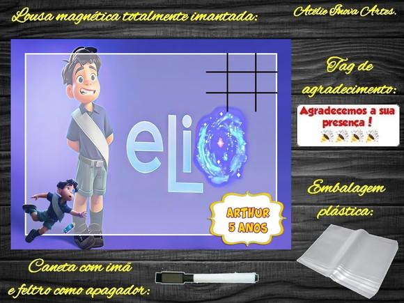 Lousa Magnética + Jogo da Velha Elio com Embalagem