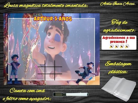 Lousa Magnética + Jogo da Velha Elio com Embalagem