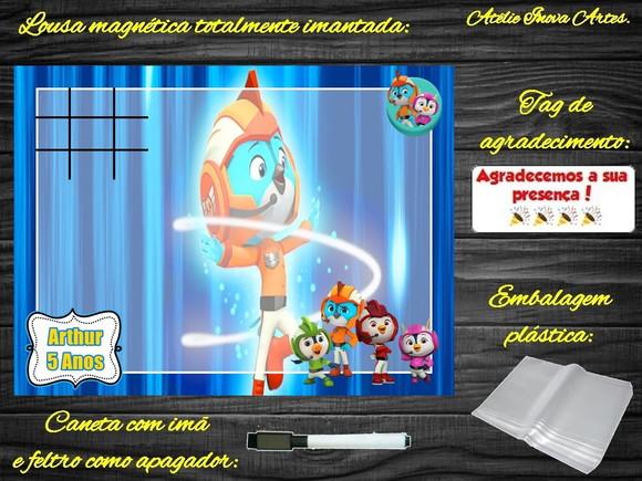 Lousa Magnética + Jogo da Velha Top Wing com Embalagem