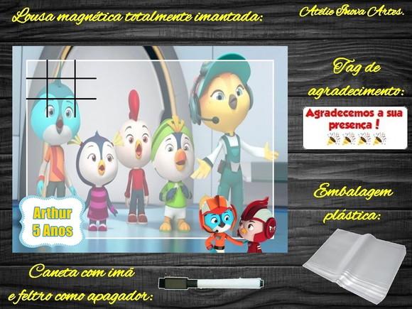 Lousa Magnética + Jogo da Velha Top Wing com Embalagem