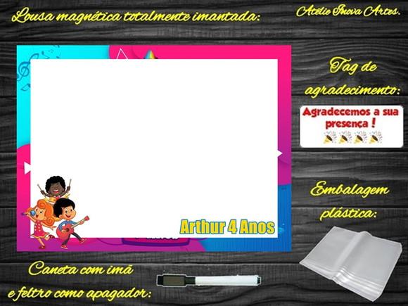 Lousa Magnética 3 Palavrinhas com Embalagem
