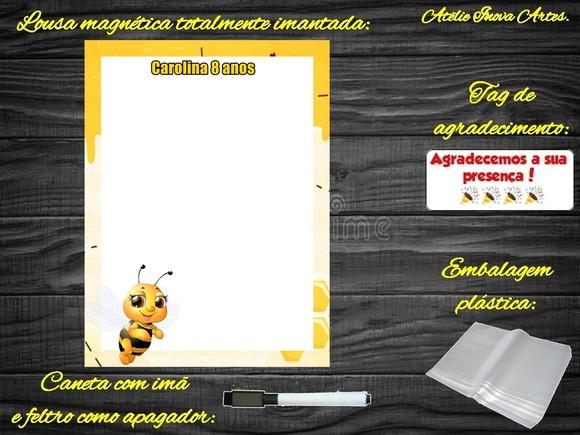 Lousa Magnética Abelinha com Embalagem