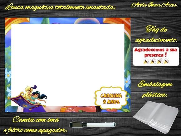 Lousa Magnética Aladdin com Embalagem