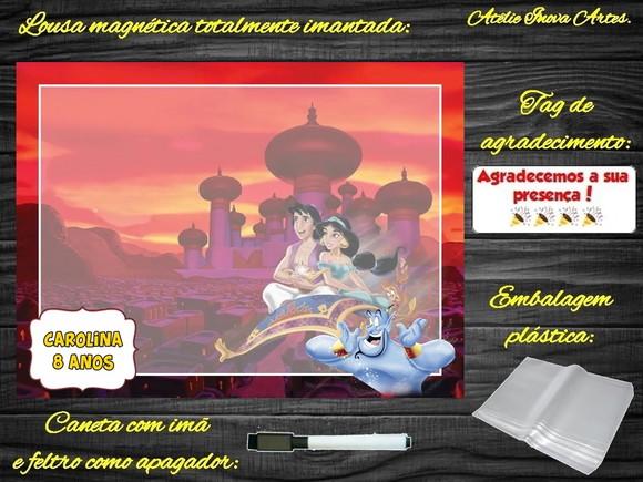 Lousa Magnética Aladdin com Embalagem