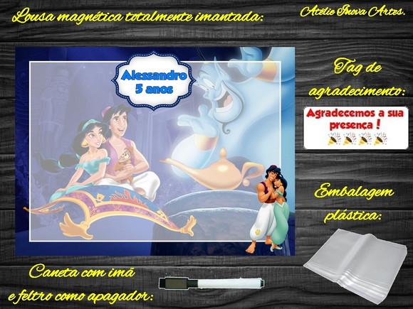 Lousa Magnética Aladdin com Embalagem