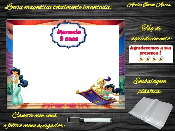 Lousa Magnética Aladdin com Embalagem