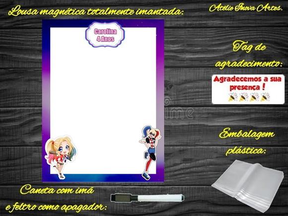 Lousa Magnética Arlequina com Embalagem