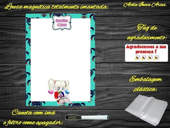 Lousa Magnética Arlequina com Embalagem