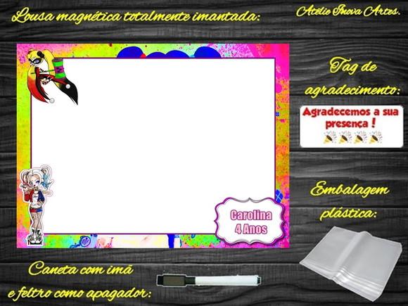 Lousa Magnética Arlequina com Embalagem