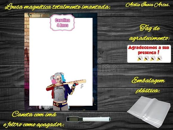 Lousa Magnética Arlequina com Embalagem
