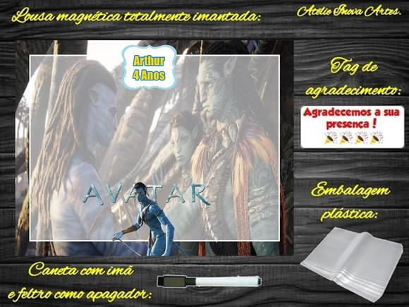 Lousa Magnética Avatar com Embalagem