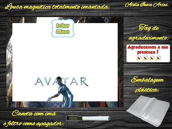Lousa Magnética Avatar com Embalagem